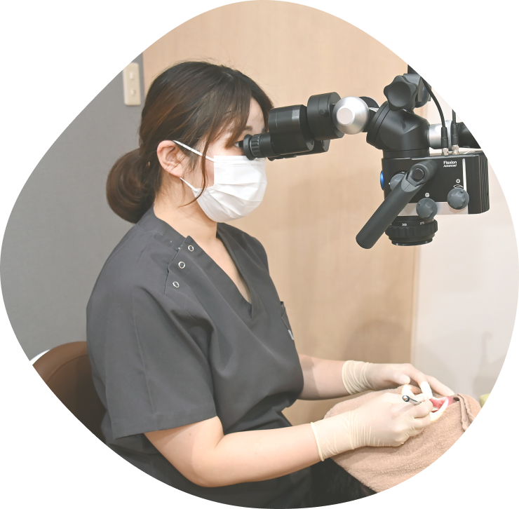 精密な治療を行う